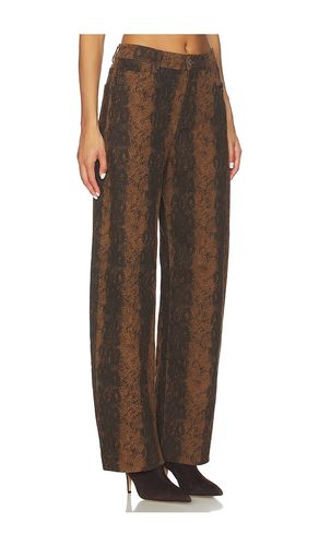 Iggy Pant in Brown. - size L (also in M, S) - Line & Dot - Modalova
