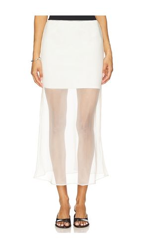 X REVOLVE Denman Midi Skirt in White. - size S (also in M, L, XL) - Line & Dot - Modalova