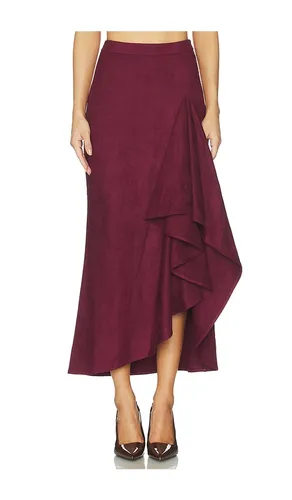Valen Skirt in Burgundy. - size M (also in XS) - Line & Dot - Modalova