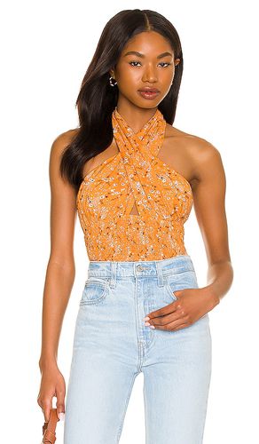 Christy Halter Top in Orange. - size L (also in XS) - Line & Dot - Modalova