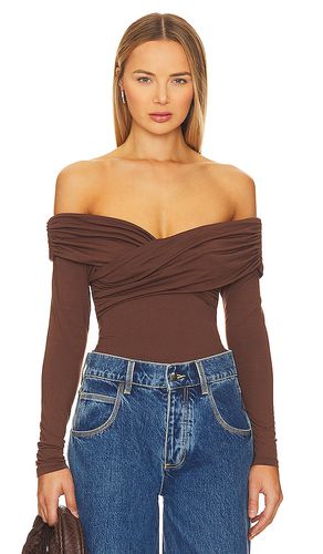 Off Shoulder Top in Brown. - size M (also in XS) - Line & Dot - Modalova