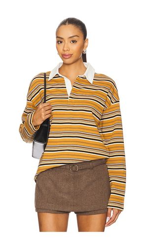 Remie Rugby Shirt in Mustard. - size L (also in M, S, XS) - Line & Dot - Modalova