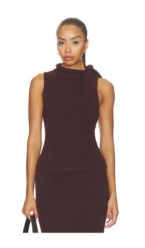 Belden Scarf Collared Knit Top in . Size L. Also in M, S, XS - Line & Dot - Modalova
