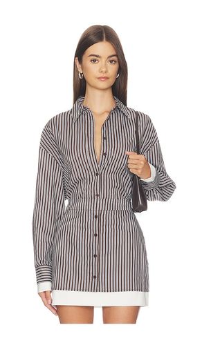 X REVOLVE Chandler Shirt in Brown. - size S (also in XS, M, L) - Line & Dot - Modalova