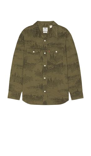 Relaxed Fit Western Shirt in Green. - size L (also in S) - LEVI'S - Modalova