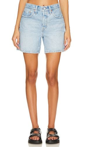 Mid thigh short en color azul talla 24 en - Blue. Talla 24 (también en 27, 29, 30) - LEVI'S - Modalova