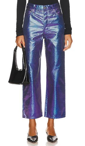 Jeans tobilleros rectos ribcage straight en color azul, morado talla 24 en - Blue,Purple. Talla 24 (también en 25) - LEVI'S - Modalova