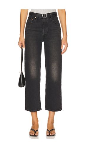Ribcage Straight Ankle Jeans in Black. - size 26 (also in 24, 25, 28, 29) - LEVI'S - Modalova