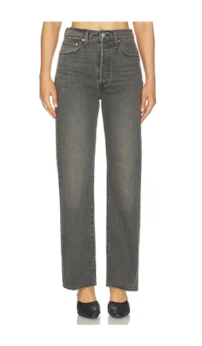 Ribcage Full Length Straight Leg Jeans in Grey. - size 24 (also in 25) - LEVI'S - Modalova