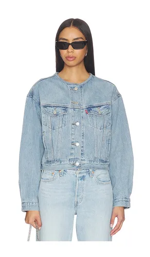 Collarless Shrunken 90s Trucker in Blue. - size M (also in S) - LEVI'S - Modalova