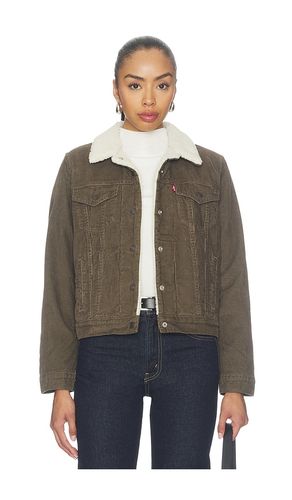 Original Sherpa Trucker Jacket in Olive. - size XS (also in S, M, L, XL) - LEVI'S - Modalova