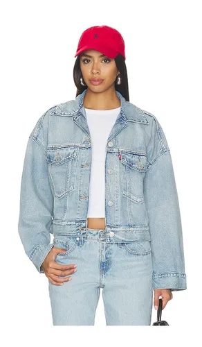 Loose Crop Trucker Jacket in Blue. - size XS (also in S, M, L) - LEVI'S - Modalova