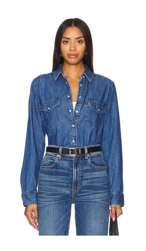 Iconic Western Shirt in Blue. - size L (also in M, S) - LEVI'S - Modalova