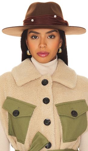 Sombrero ranchero de lana farrah en color marrón talla all en - Brown. Talla all - Lele Sadoughi - Modalova