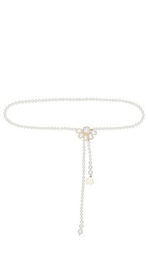 Cinturón eloise pearl en color blanco talla all en - White. Talla all - Lele Sadoughi - Modalova
