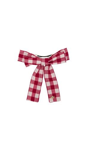 HAARSPANGE GINGHAM ANTOINETTE BOW in - Lele Sadoughi - Modalova