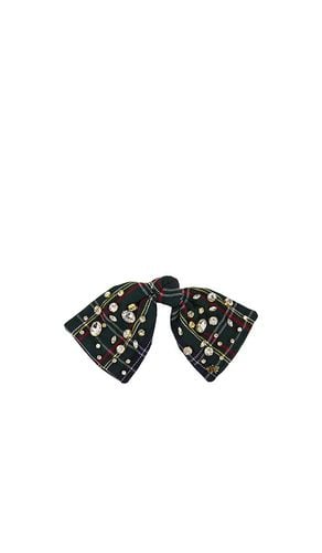 Paloma Crystal Embellished Bow Barrette in - Lele Sadoughi - Modalova