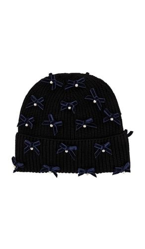 Bow Embellished Beanie in - Lele Sadoughi - Modalova