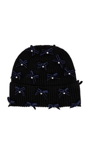 Gorro bow embellished en color negro talla all en - Black. Talla all - Lele Sadoughi - Modalova