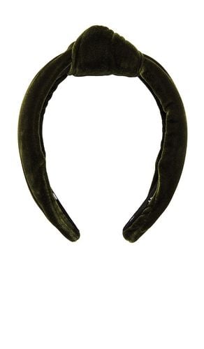 Velvet Knotted Headband in - Lele Sadoughi - Modalova