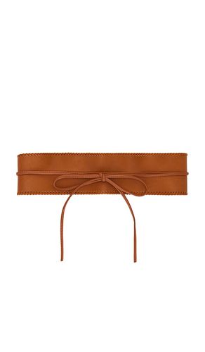 Lele Sadoughi Bonnie Belt in Brown - Lele Sadoughi - Modalova