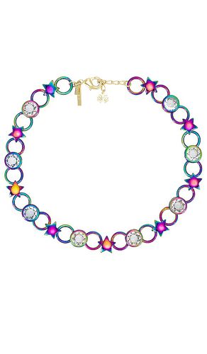 Collar crystal star link en color morado talla all en - Purple. Talla all - Lele Sadoughi - Modalova