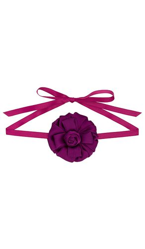Gargantilla de cinta en color morado talla all en - Purple. Talla all - Lele Sadoughi - Modalova