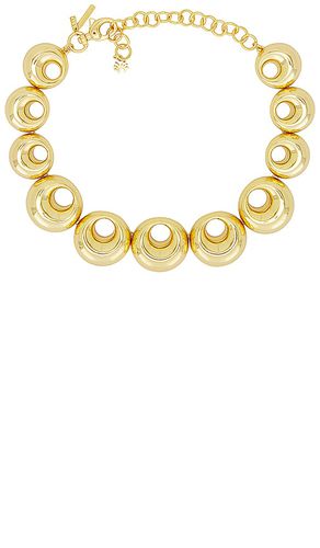 Collar medallion en color oro metálico talla all en - Metallic Gold. Talla all - Lele Sadoughi - Modalova