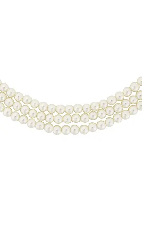 Triple Pearl Strand Necklace in - Lele Sadoughi - Modalova