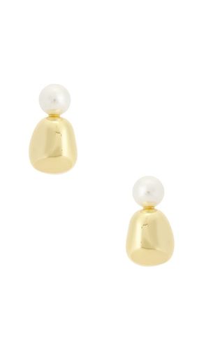 Pebble stud earrings in color metallic size all - Lele Sadoughi - Modalova