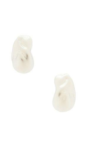 Worth ave button earrings in color ivory size all - Lele Sadoughi - Modalova