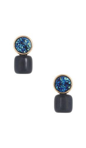 Agate Pebble Stud Earrings in - Lele Sadoughi - Modalova