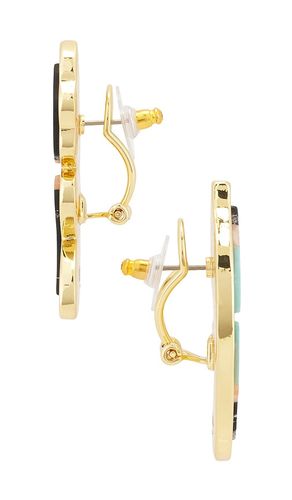 Wild Butterfly Wing Button Earrings in - Lele Sadoughi - Modalova