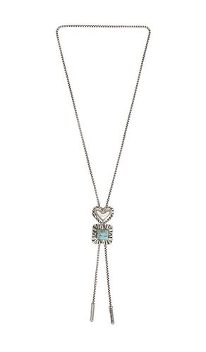 Ruffle Heart Bolo Necklace in - Lele Sadoughi - Modalova
