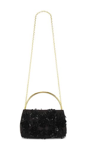 Marlowe Sequin Floral Pouch in Black - Lele Sadoughi - Modalova