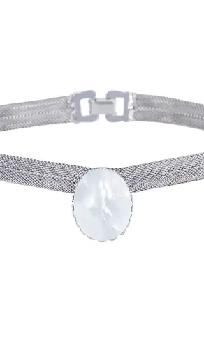 Charlotte Mesh Choker in - LELET NY - Modalova