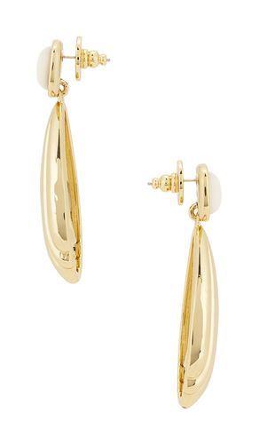 Chiara Shell Oversized Earrings in - LELET NY - Modalova
