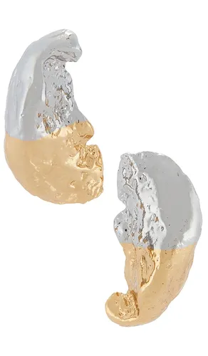 Julie Hammered Earrings in - LELET NY - Modalova