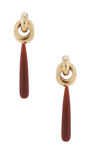 Nala Knot Stone Earrings in - LELET NY - Modalova