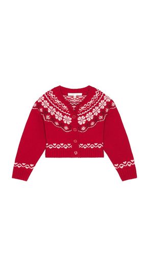 Kids Wrenna Cardigan in Red. - size 5 (also in 6) - LoveShackFancy - Modalova