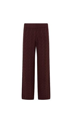 Shalley Tween Pant in Burgundy. - size L (also in M, S, XL, XXL) - LoveShackFancy - Modalova