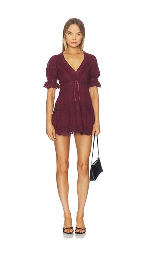 Lilias Dress in Burgundy. - size 10 (also in 4) - LoveShackFancy - Modalova