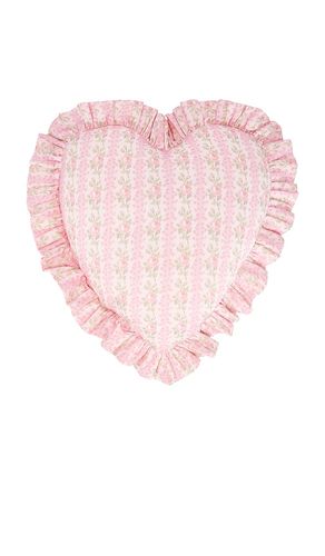 Ruffle Heart Pillow in - LoveShackFancy - Modalova