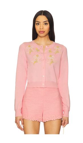 Nadima Cardigan in Pink. - size L (also in M, XL) - LoveShackFancy - Modalova