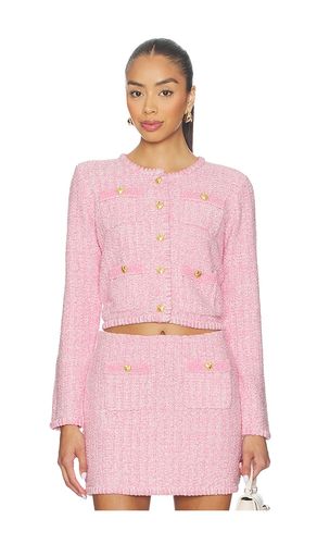 Delcie Cardigan in Pink. - size L (also in M, S, XL, XS) - LoveShackFancy - Modalova