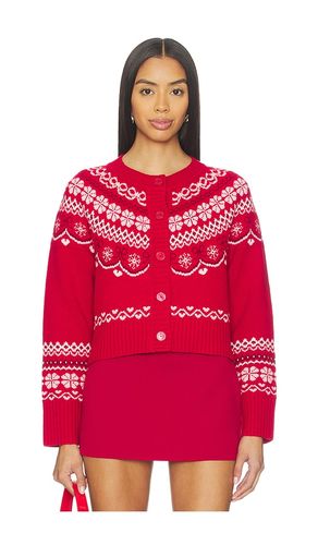 Shantae Cardigan in Red. - size M (also in S) - LoveShackFancy - Modalova