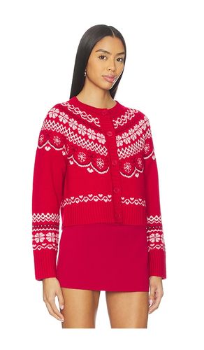 Shantae Cardigan in Red. - size M (also in S) - LoveShackFancy - Modalova