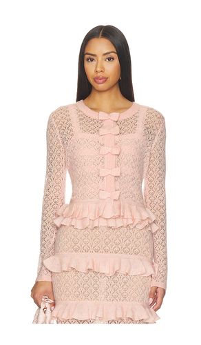 Galle Cardigan in Rose. - size M (also in S, XS) - LoveShackFancy - Modalova