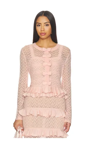 Galle Cardigan in Rose. - size S (also in XS, L, XL) - LoveShackFancy - Modalova