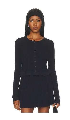 Orly Cardigan in Navy. - size M (also in S, XS) - LoveShackFancy - Modalova